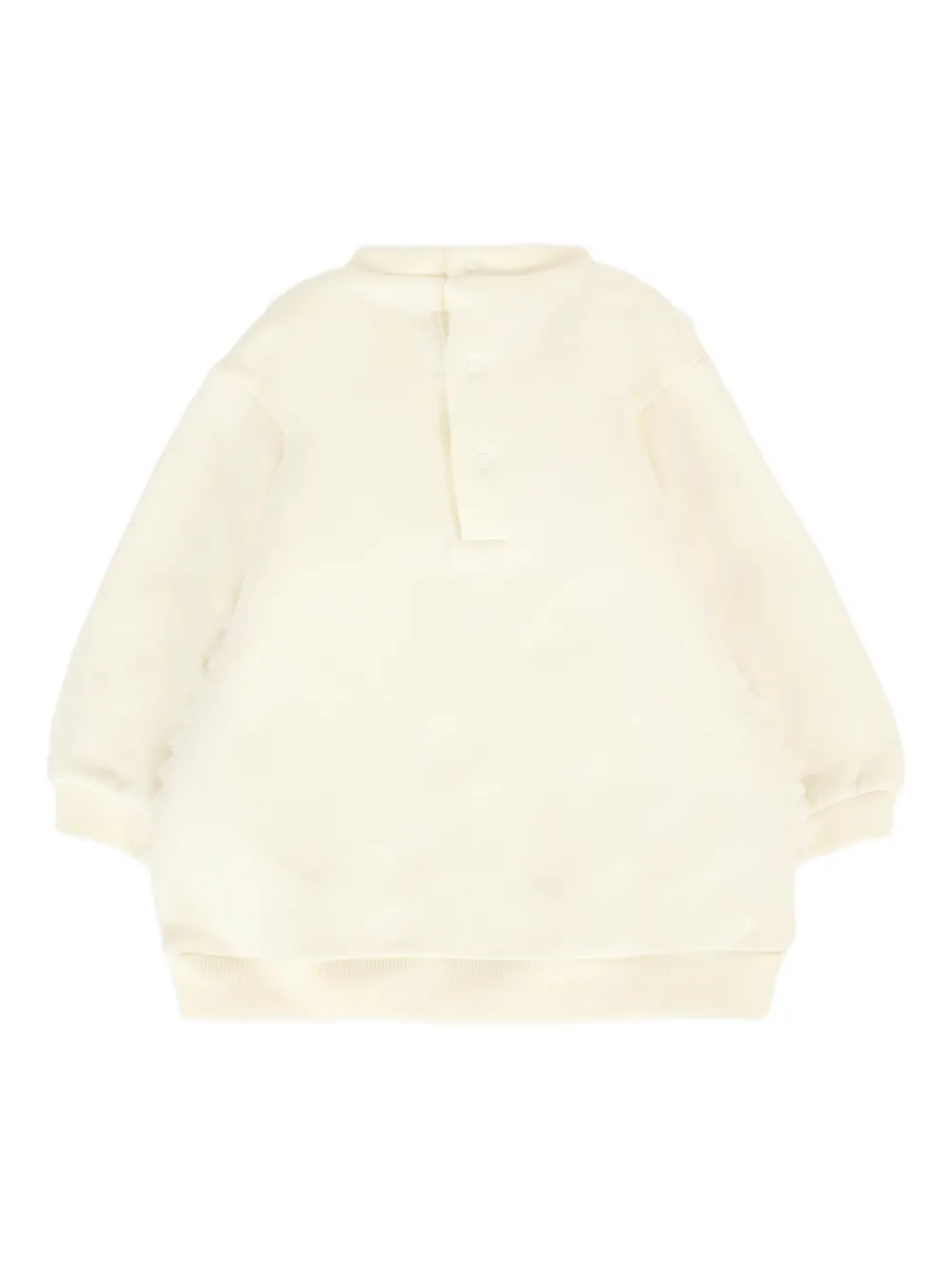 Mayoral long-sleeve teddy-bear dress - Beige