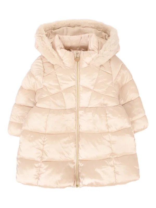 Mayoral Chaqueta De Piel Artificial Con Capucha Neutro FARFETCH ES