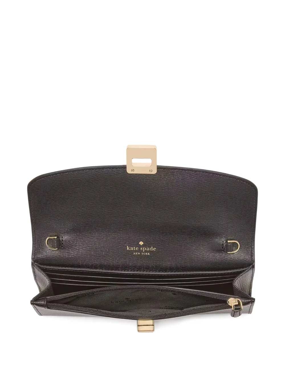 Kate Spade Crossbodytas met kettingband en omslag Zwart