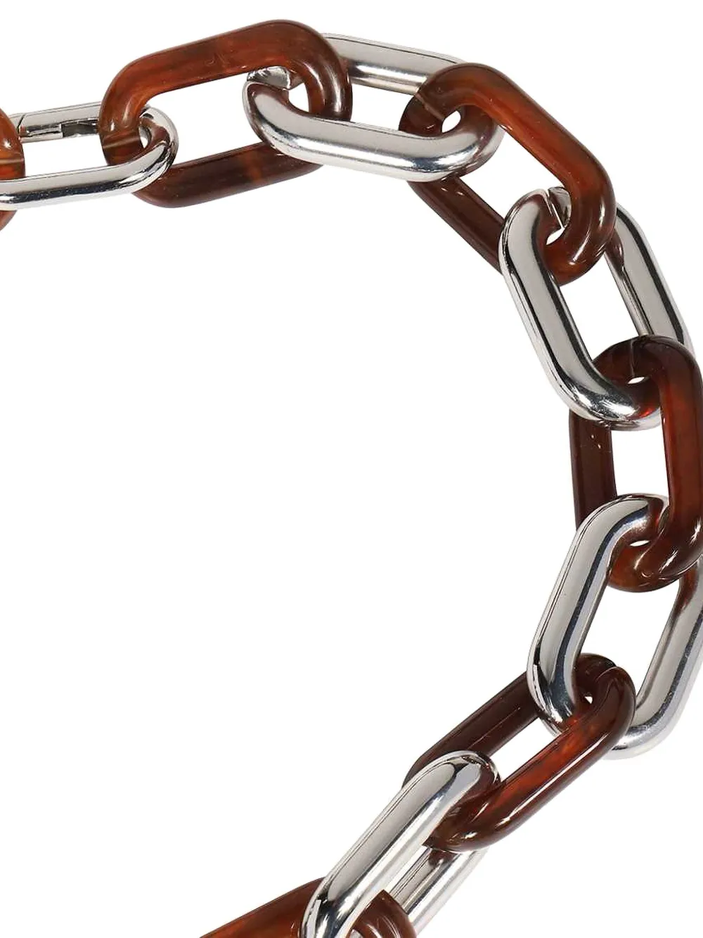 Weekend Max Mara Chain-link Bow Necklace In Metallic