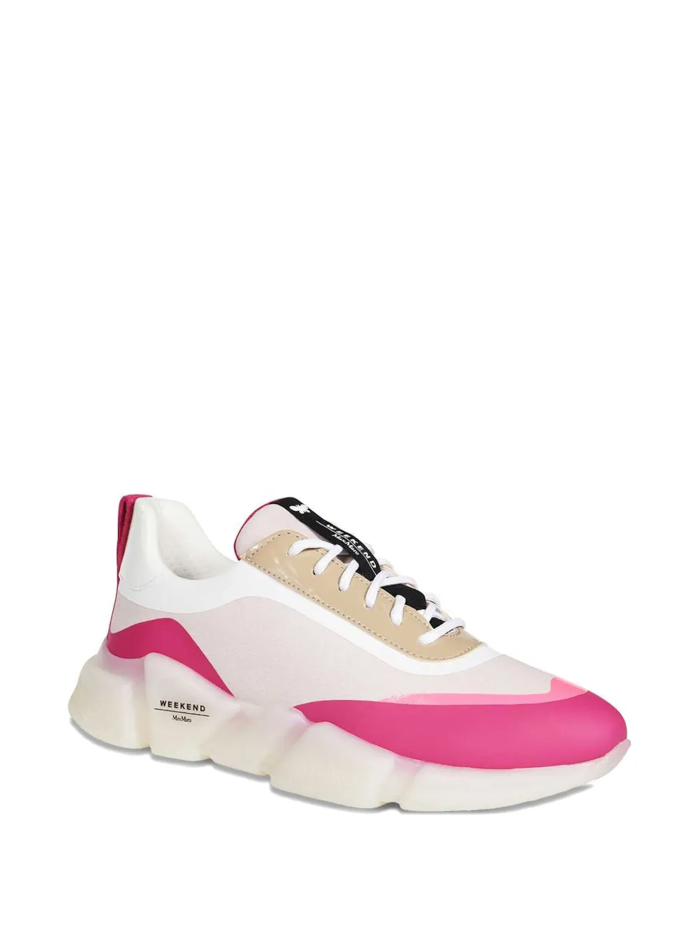 Weekend Max Mara round-toe chunky sneakers - Wit
