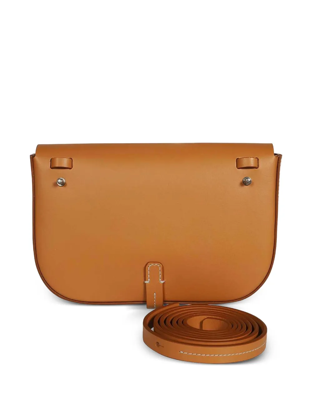 Il Bisonte flap-closure leather shoulder bag - Bruin