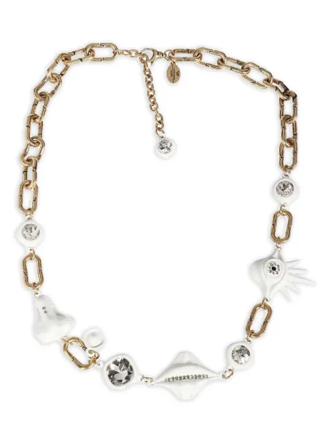 Weekend Max Mara chain-link charm necklace