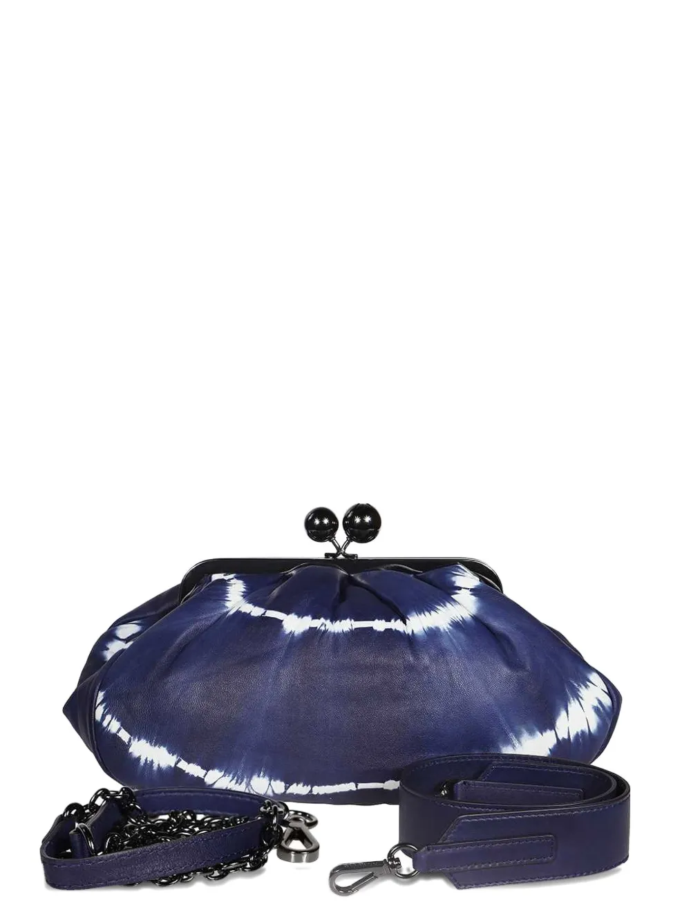 Weekend Max Mara tie-dye clasp clutch Blauw