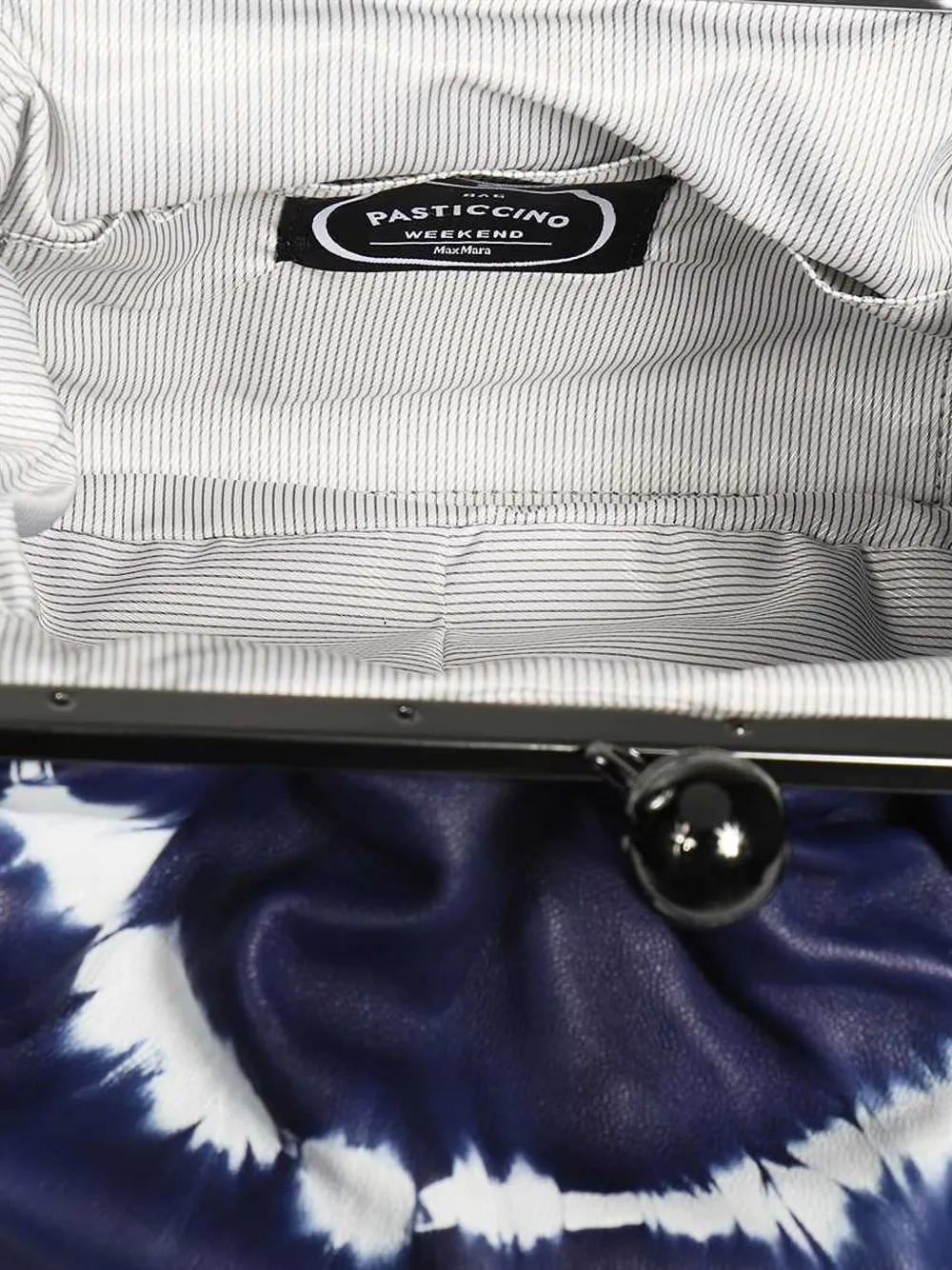 Weekend Max Mara tie-dye clasp clutch Blauw