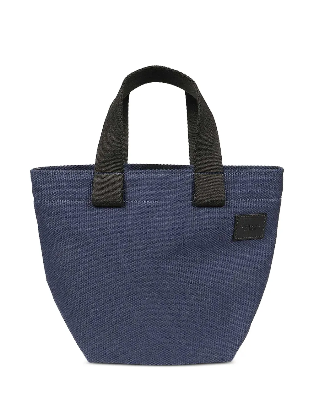 Il Bisonte logo-patch tote bag - Blauw