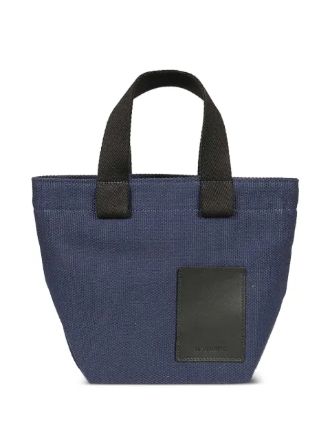 Il Bisonte logo-patch tote bag
