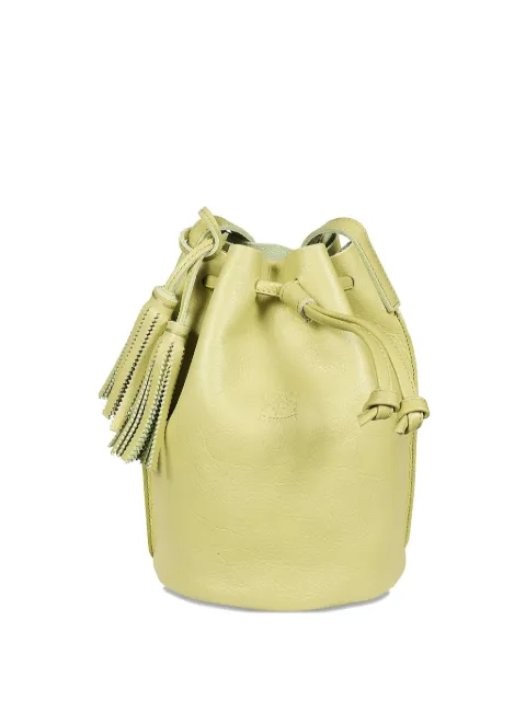 Il Bisonte Silvia tassel drawstring bucket bag