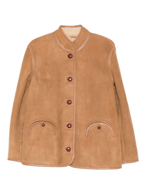 Blazé Milano button-up suede jacket