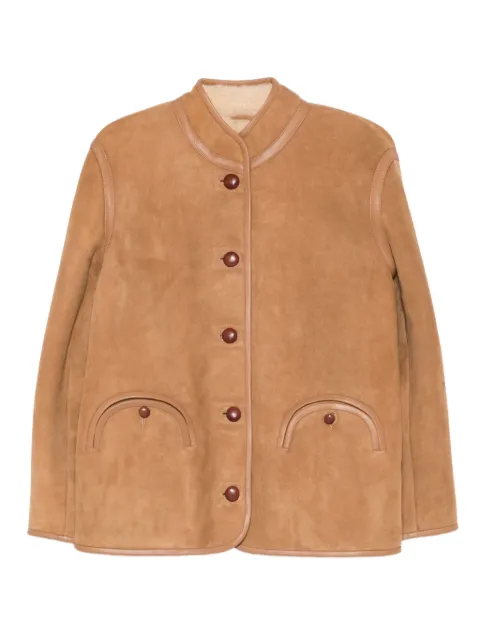 Blazé Milano button-up suede jacket