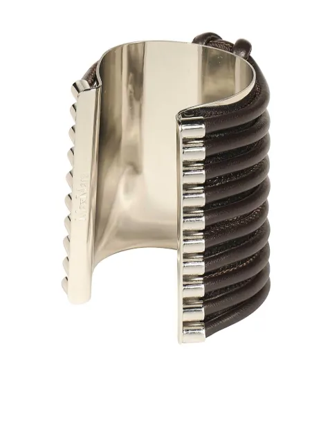 Max Mara leather-inserts bracelet