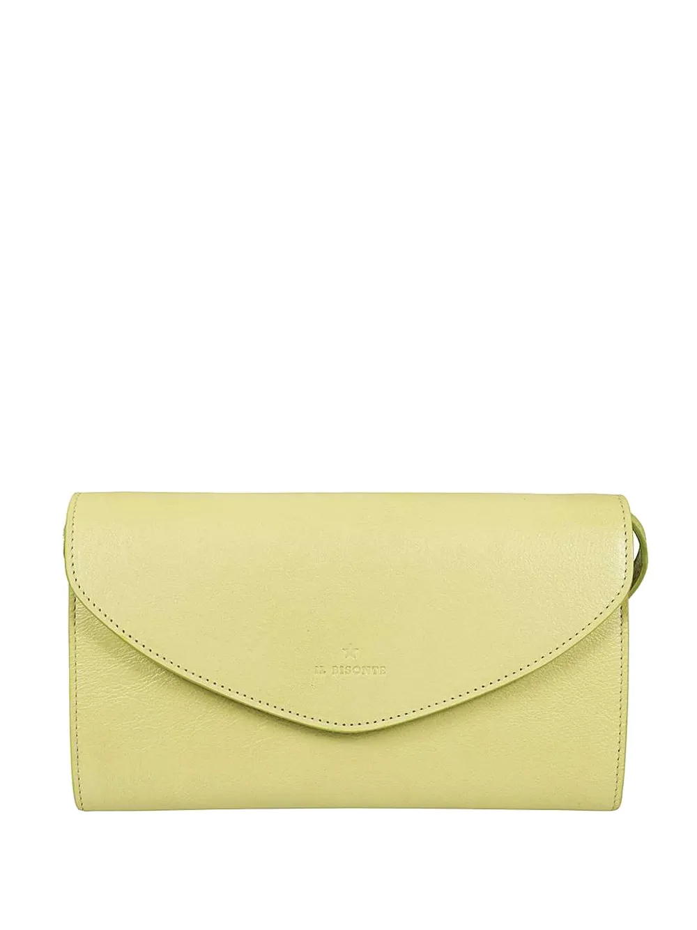 Il Bisonte small flap-fastening leather clutch bag | Green | Image 1