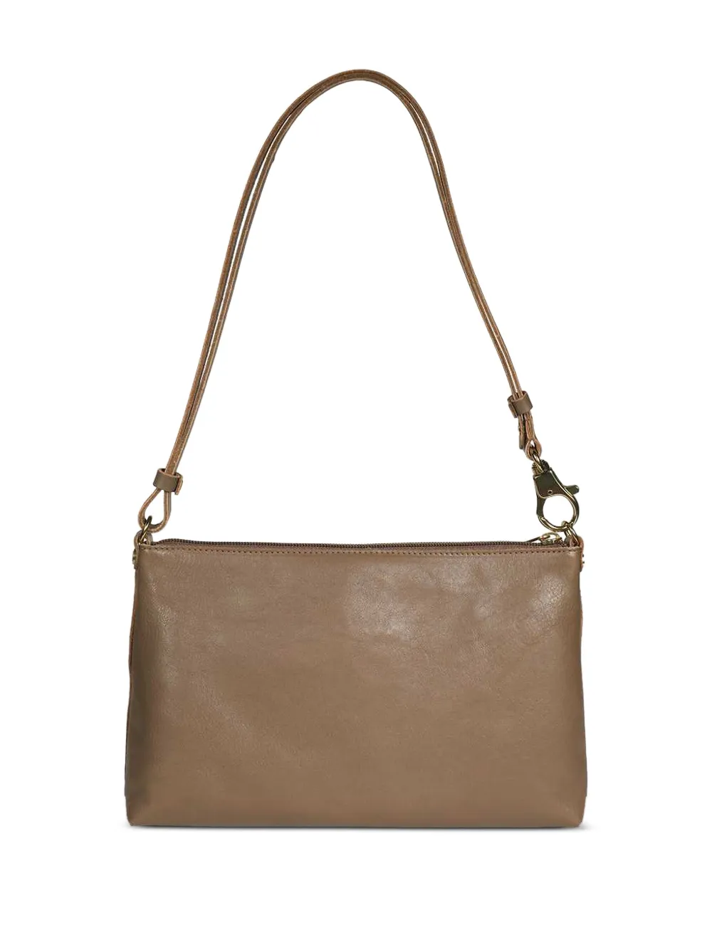 Il Bisonte logo-detail leather clutch bag | Image 2