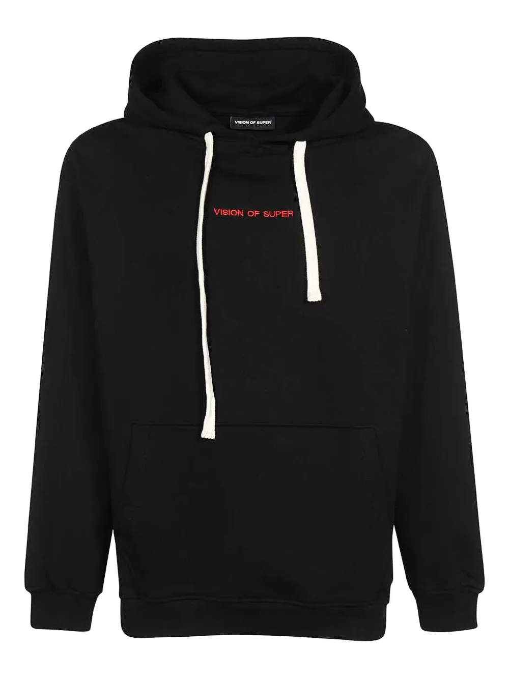 Vision Of Super logo-print cotton hoodie - ブラック Vision Of Super logo-print cotton hoodie - ブラック