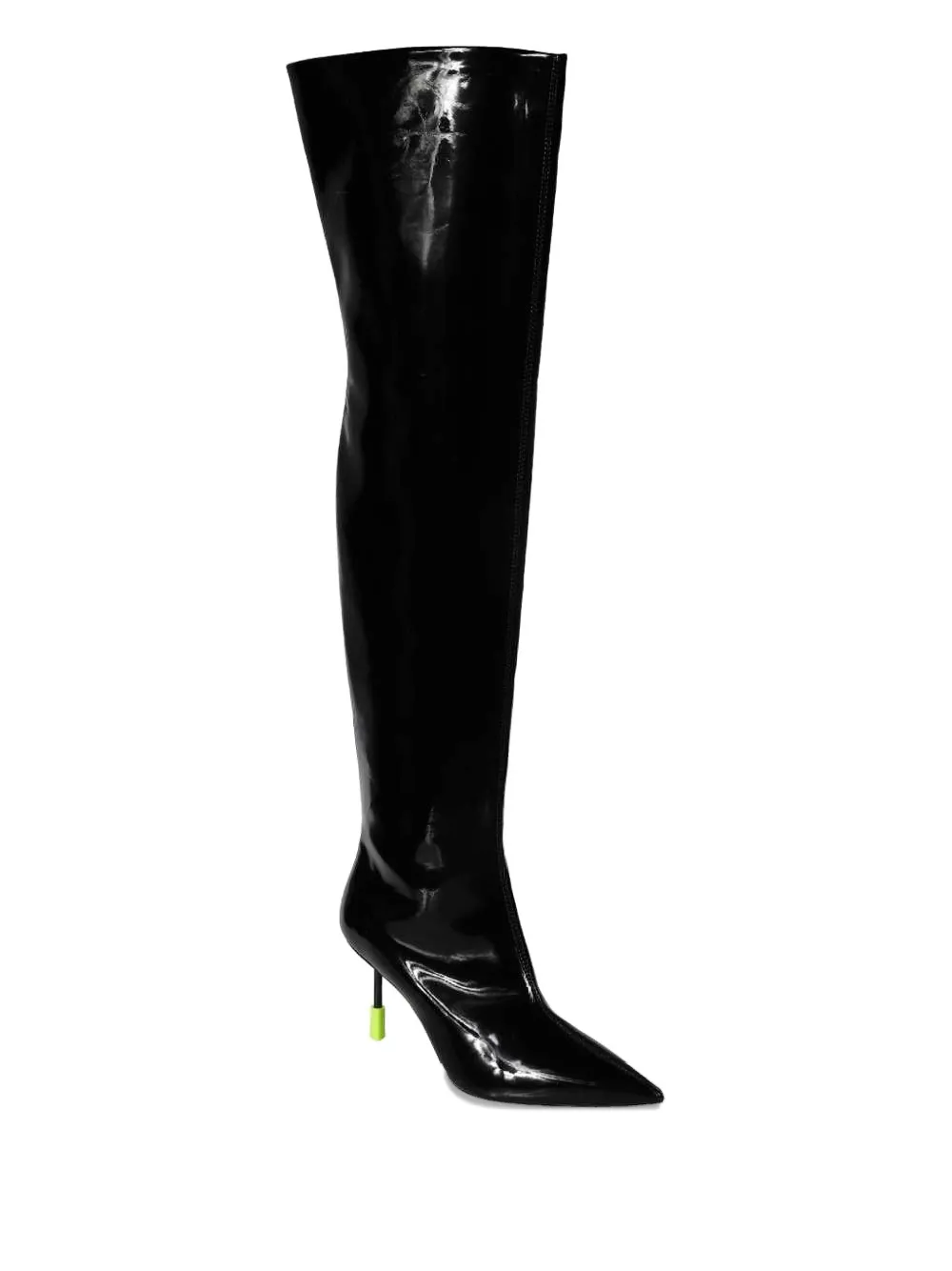 MSGM patent-leather pointed-toe boots | Over-The-Knee Boots | Image 2
