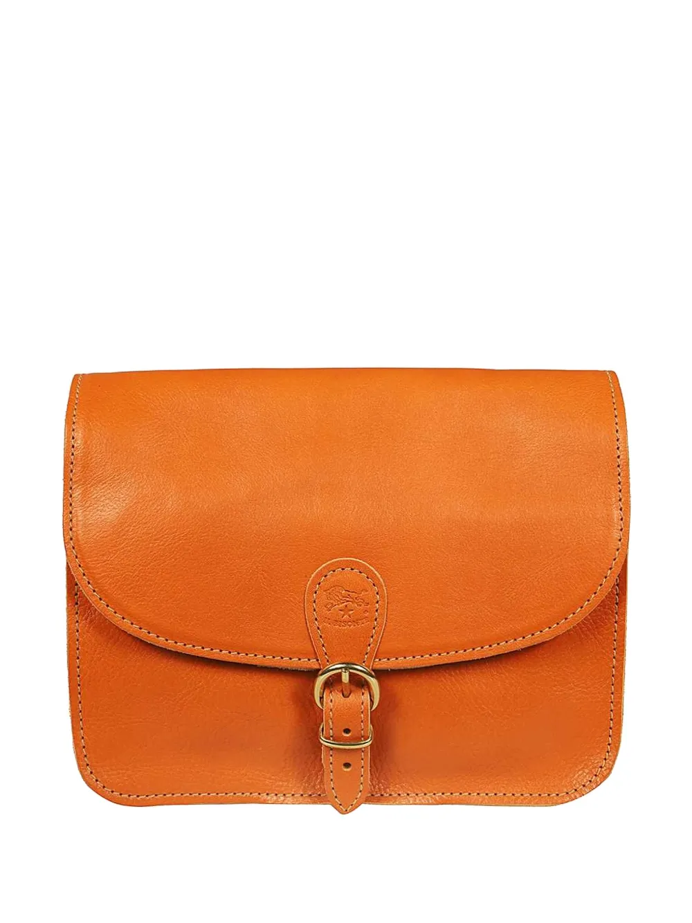 Il Bisonte Buckle-fastening Flap Shoulder Bag In Brown