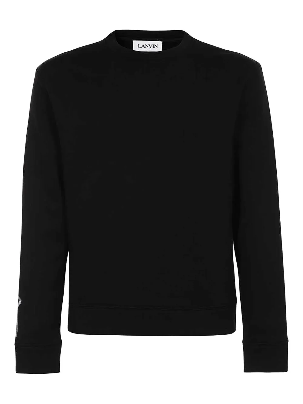 Lanvin crew-neck photographic-print sweatshirt Zwart