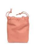 Il Bisonte drawstring leather bucket bag - Pink