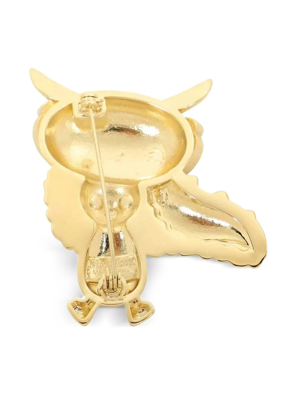 Max Mara Teddy Dragon brooch - Goud