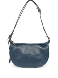 Il Bisonte adjustable-strap leather shoulder bag - Blue