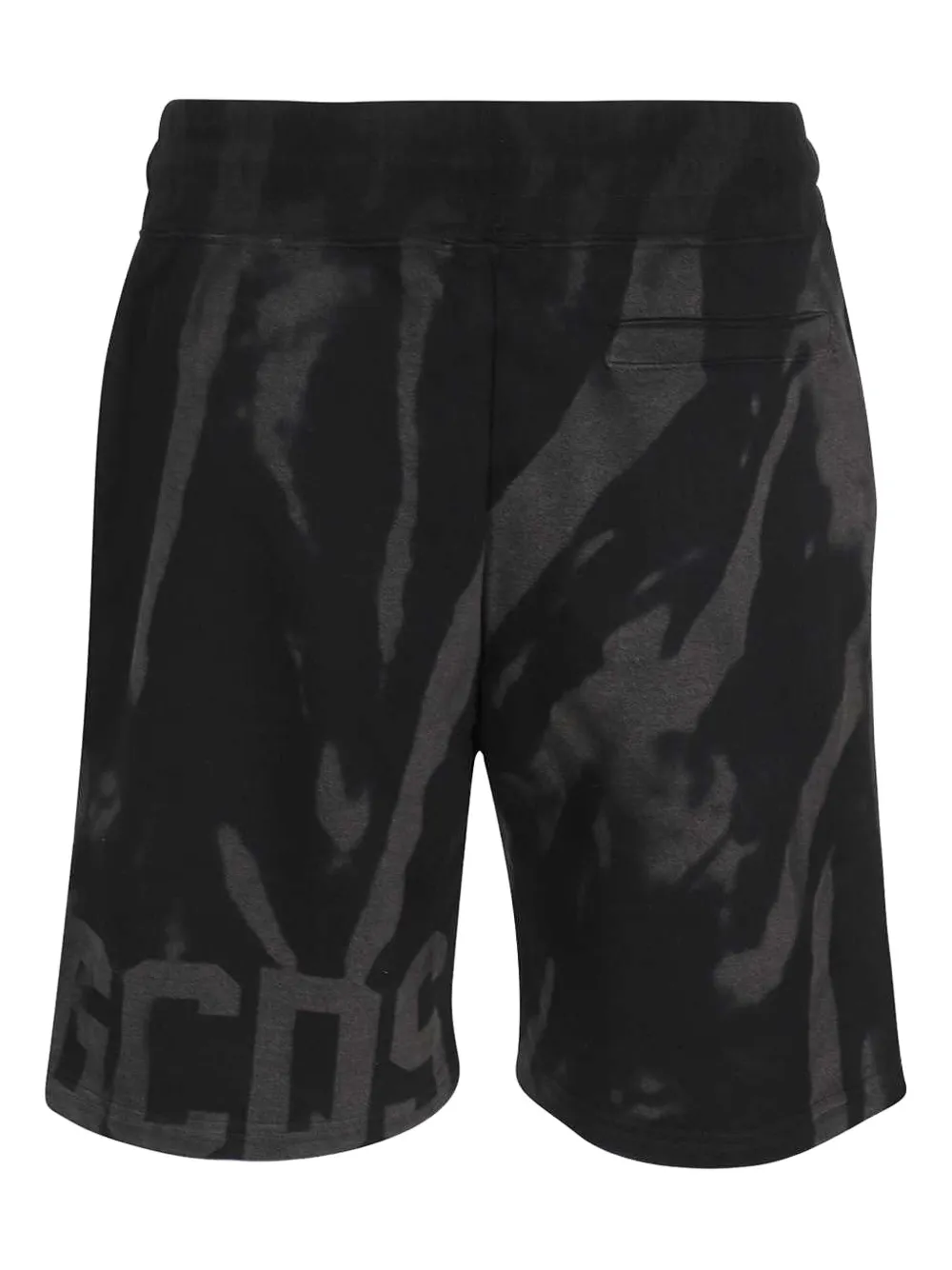 GCDS logo-print track shorts Zwart