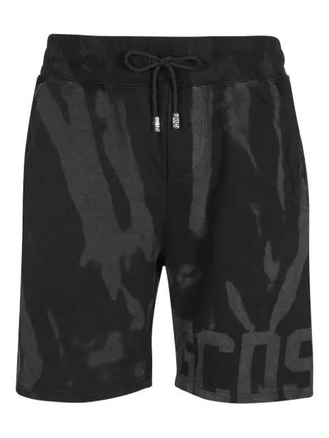 GCDS logo-print track shorts
