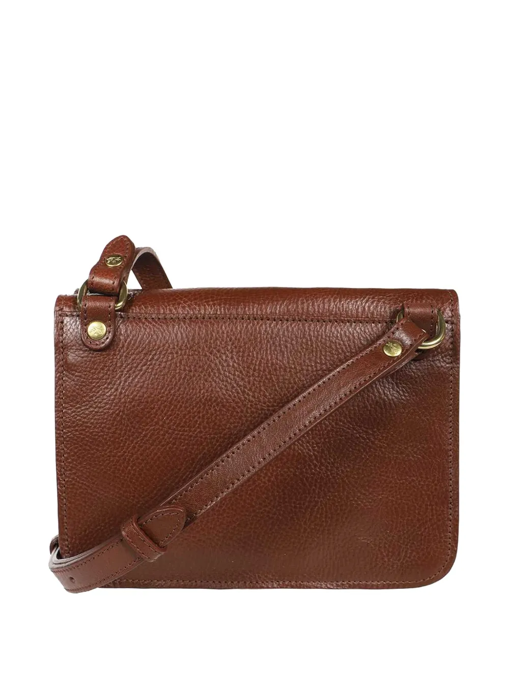 Il Bisonte Mini Buckle-fastening Cross Body Bag In Brown
