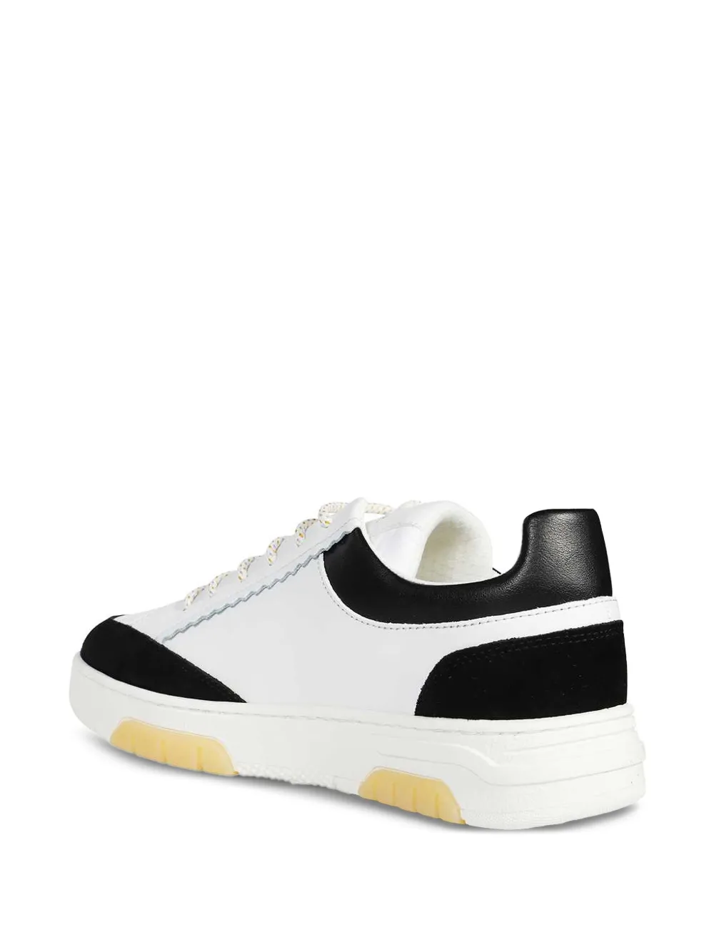 Weekend Max Mara Orlaya leren sneakers met logodetail Wit