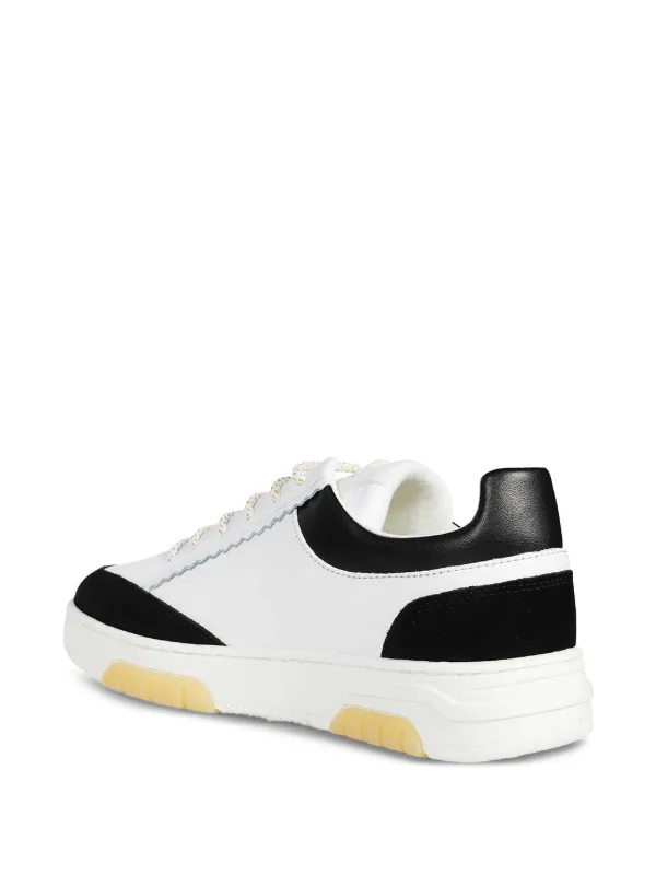 Weekend Max Mara Orlaya Leather logo-detail Sneakers White FARFETCH IN