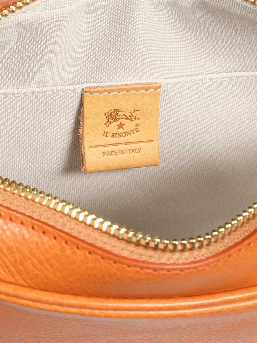 Il Bisonte Oliveta Leather Crossbody Bag In Brown