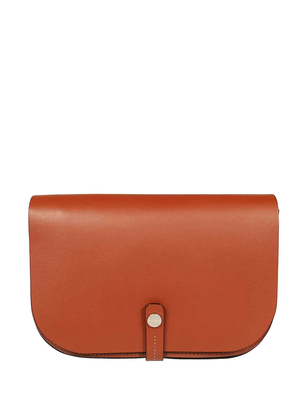 Il Bisonte Flap Closure Leather Shoulder Bag In Brown
