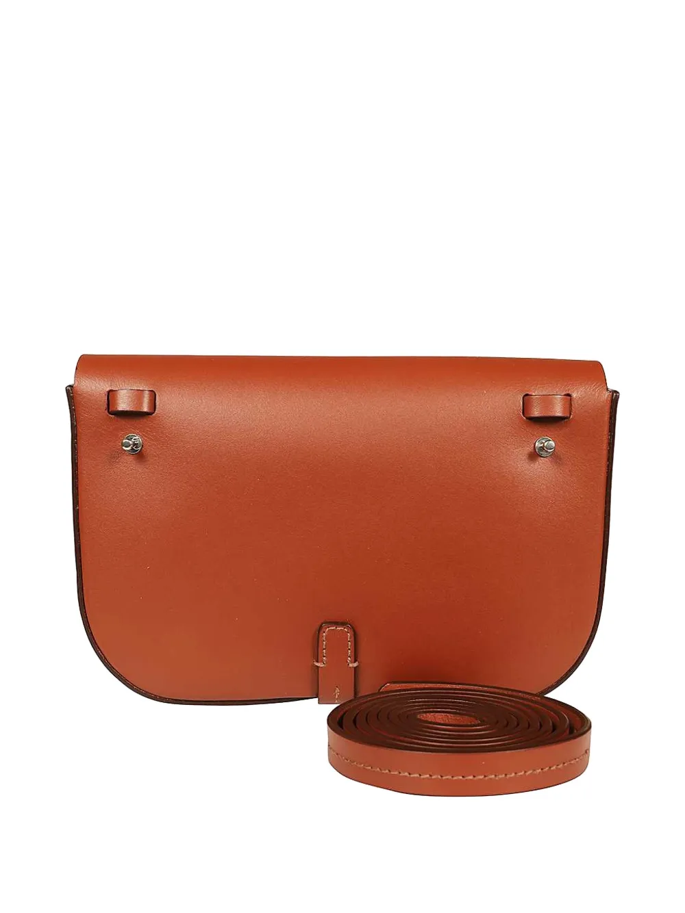 Il Bisonte flap closure leather shoulder bag - Bruin
