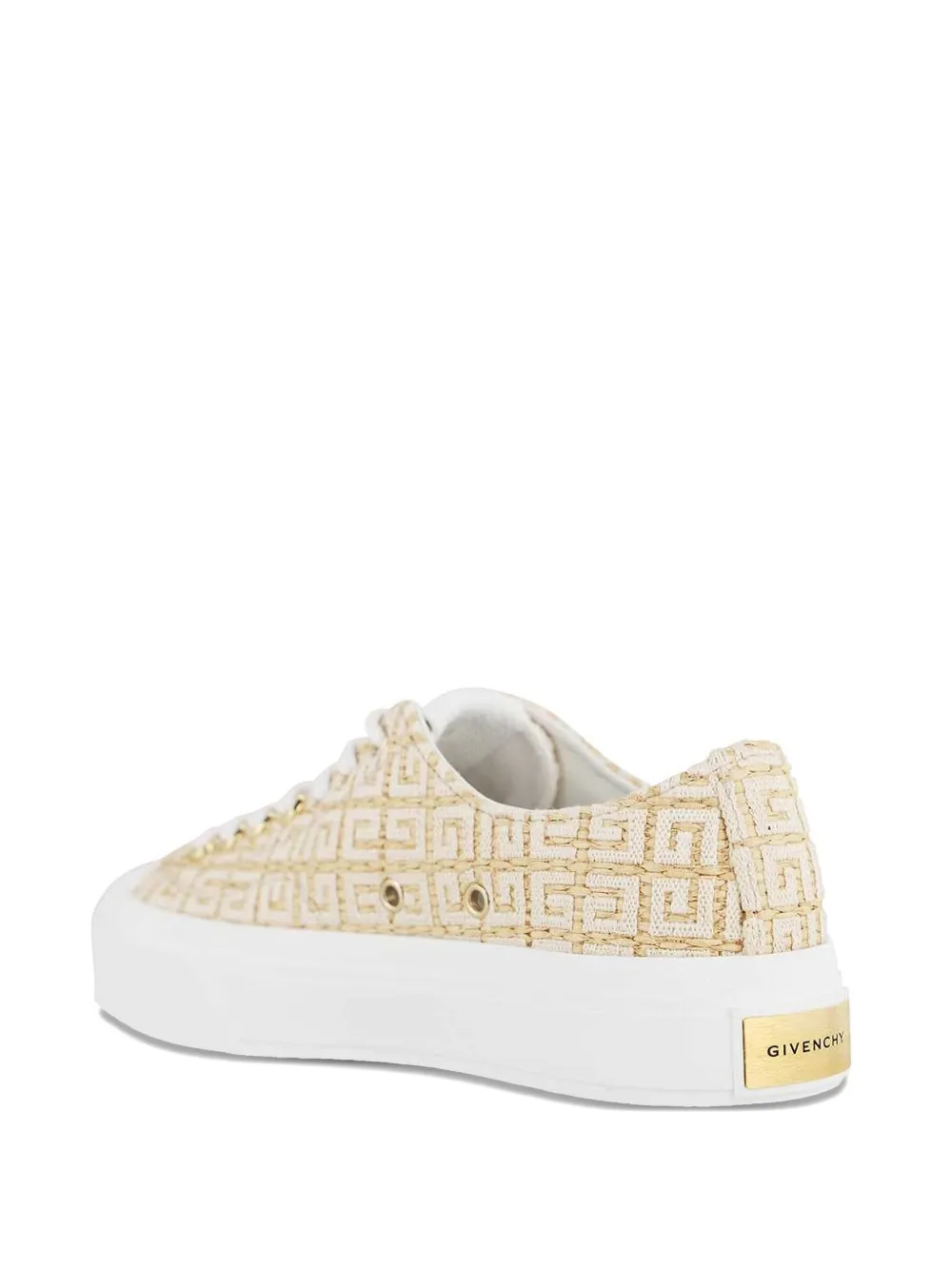 Givenchy 4G-pattern platform sneakers Neutrals