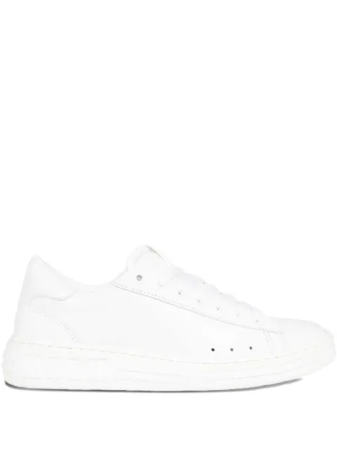 MSGM tenis de piel con detalle del logo