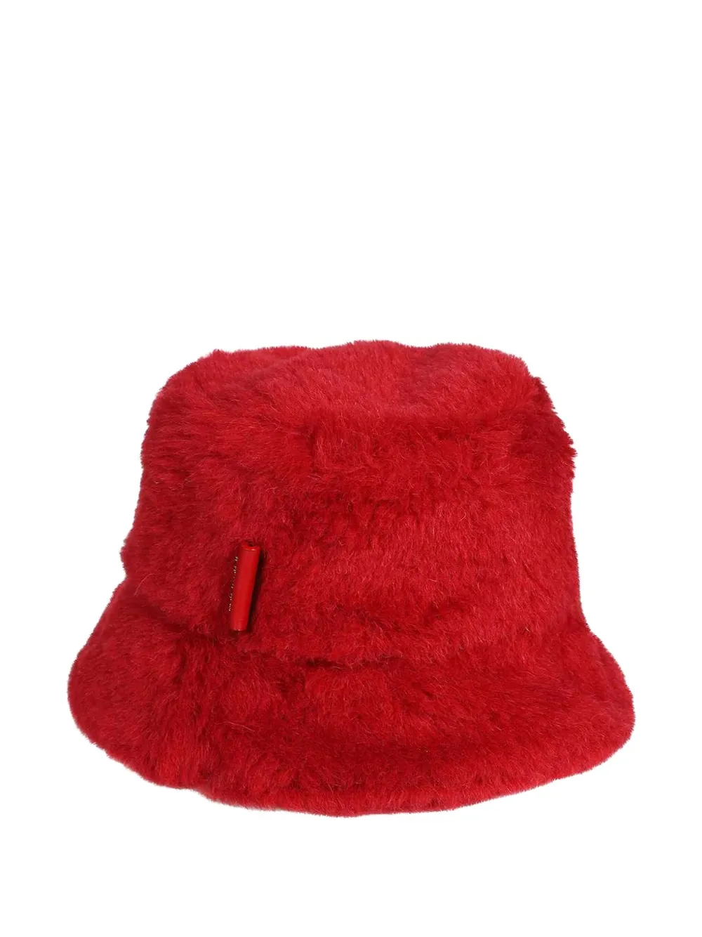Max Mara Logo-detail Bucket Hat In Red