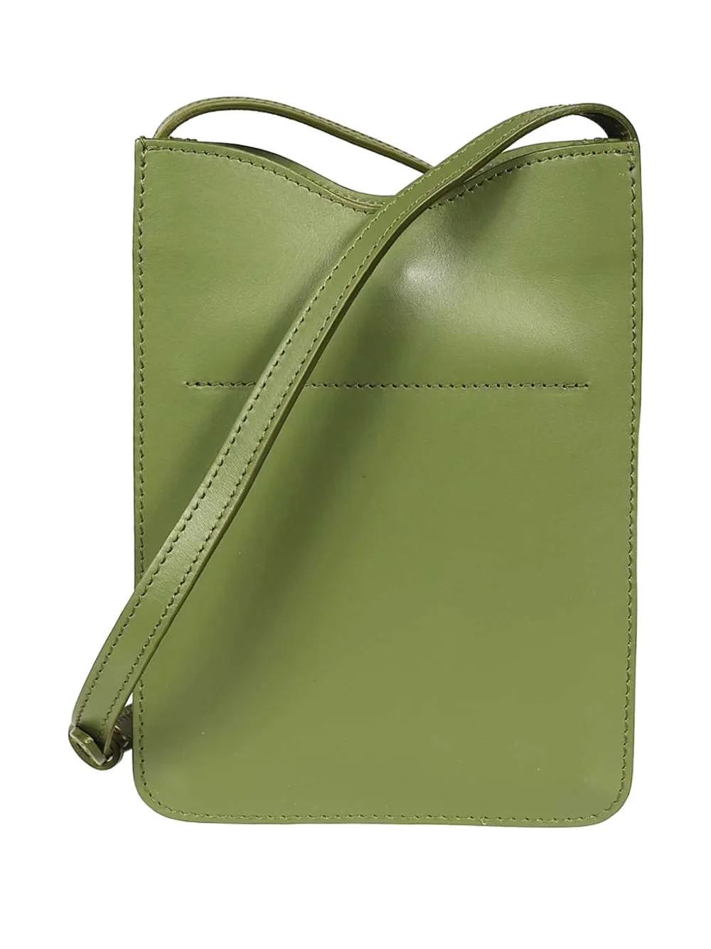 Il Bisonte Roseto press-fastener shoulder bag - Groen