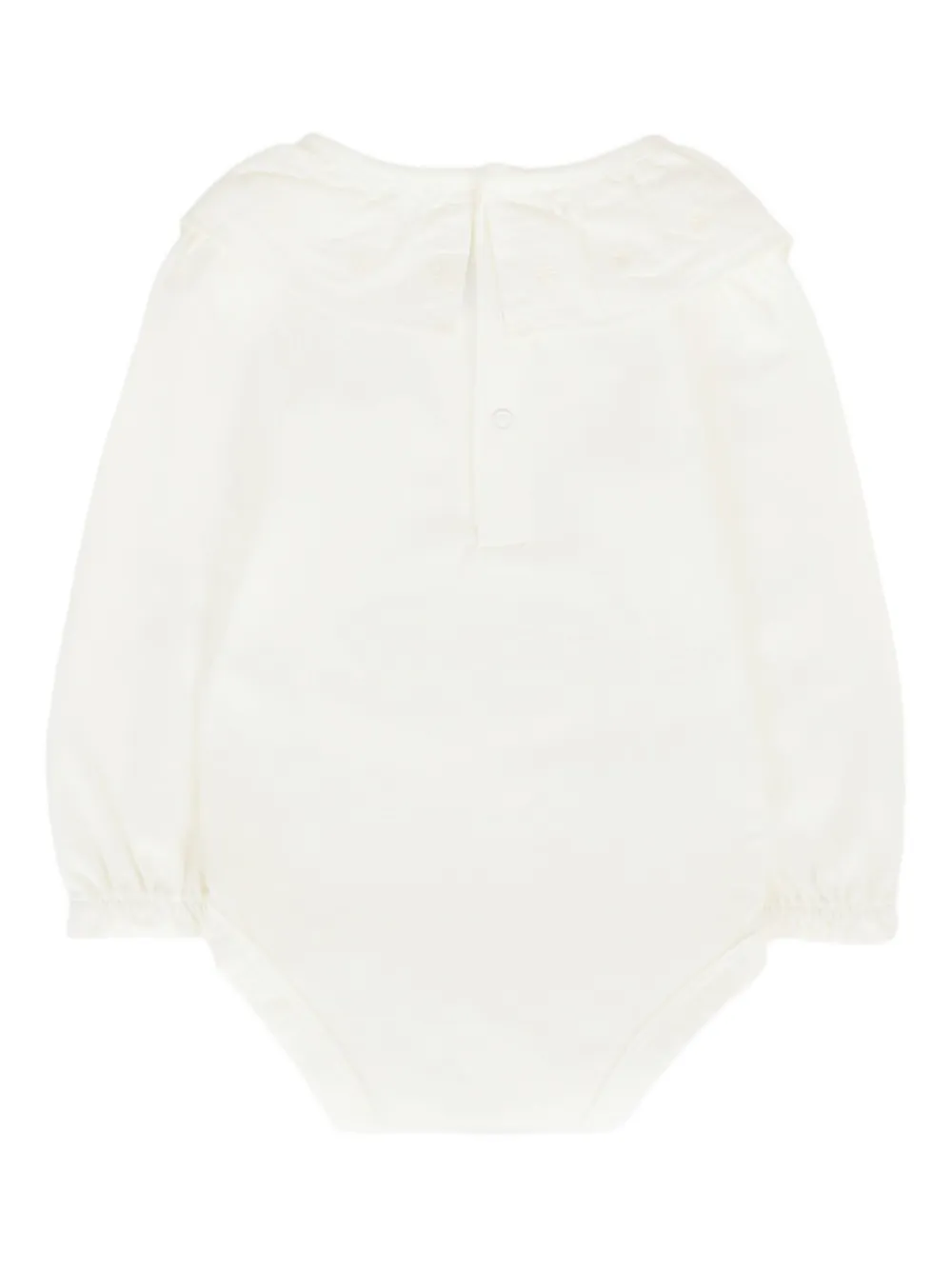 Mayoral ruffled-neck bodysuit - Wit
