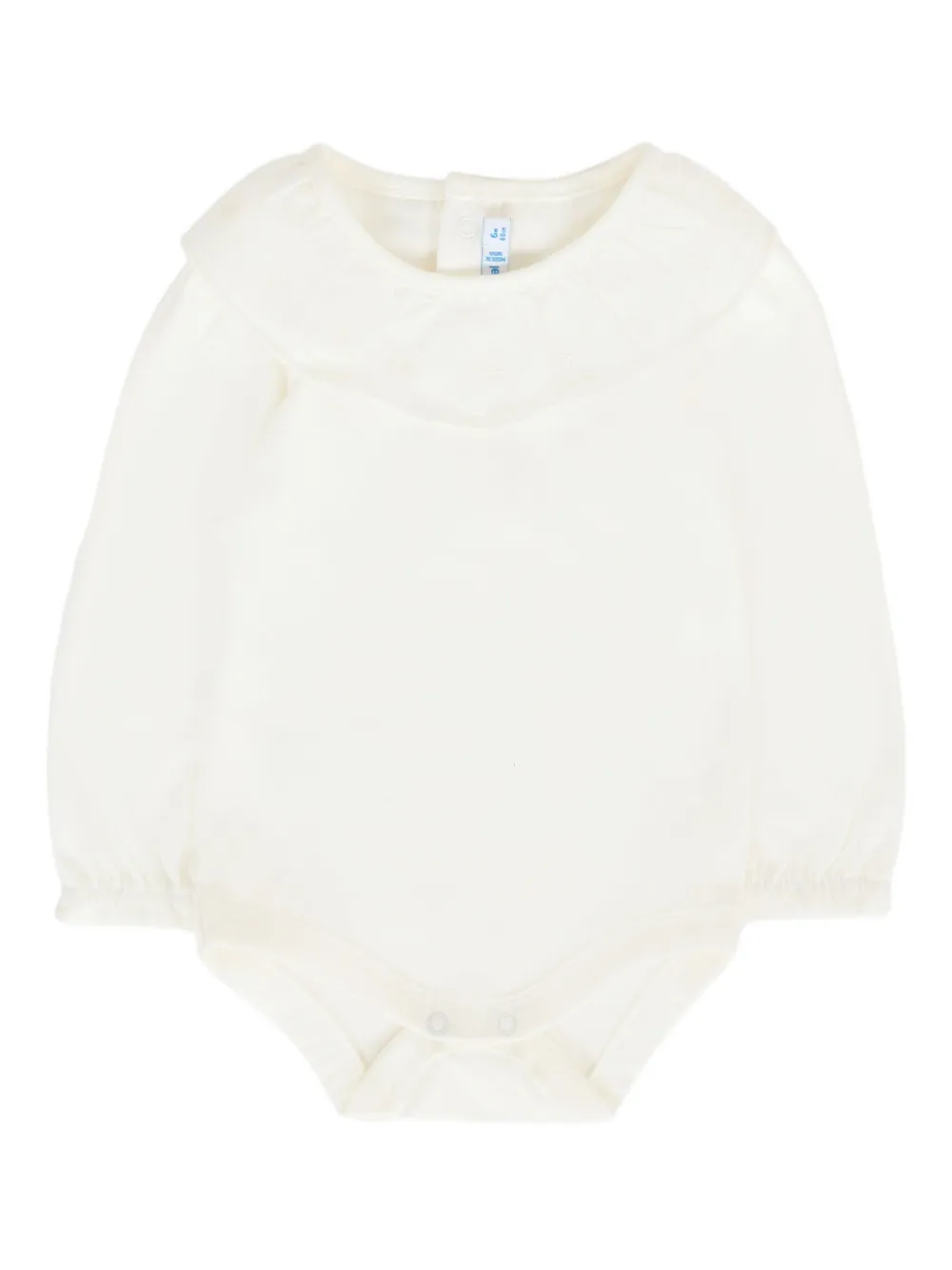 Mayoral ruffled-neck bodysuit Wit