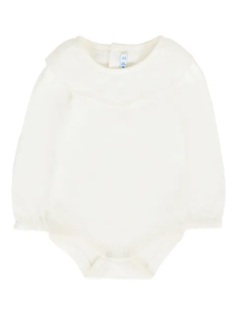 Mayoral ruffled-neck bodysuit