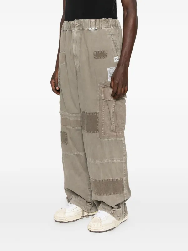 Maison MIHARA YASUHIRO Cotton Cargo Trousers | Grey | FARFETCH