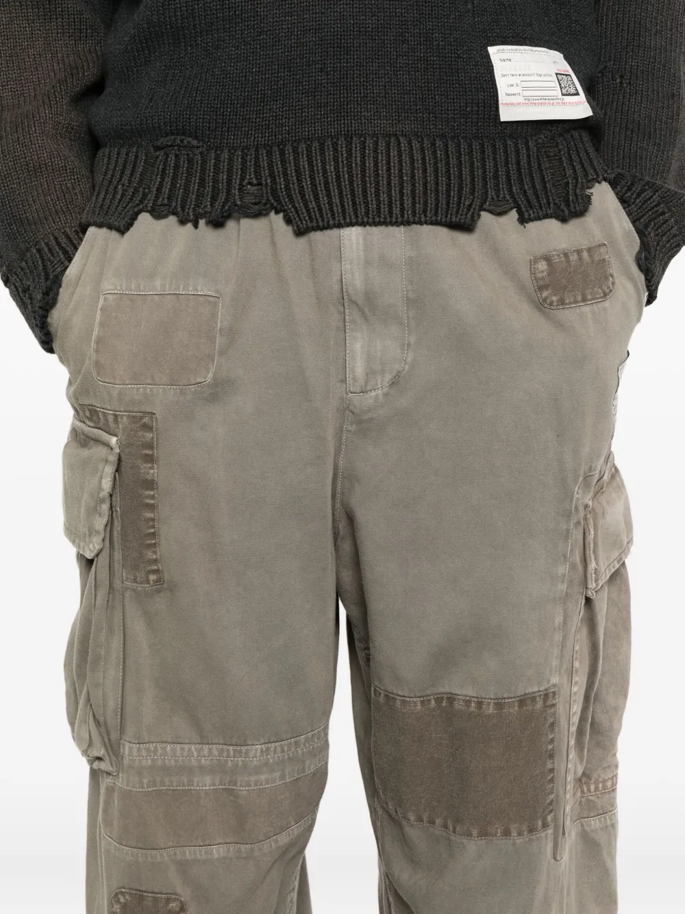 Maison MIHARA YASUHIRO Cargo broek Grijs
