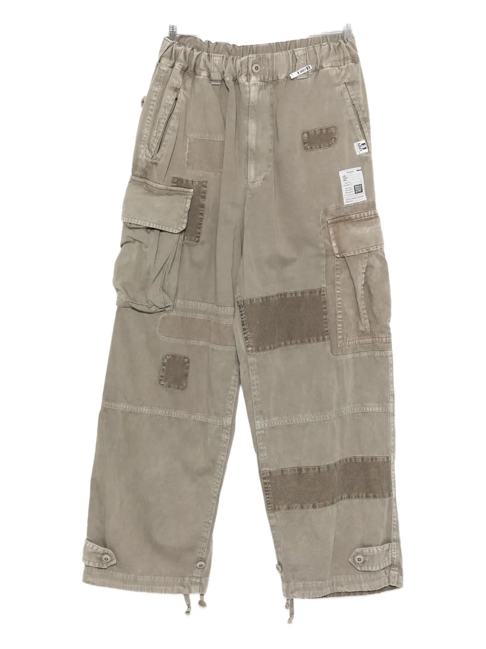 Maison MIHARA YASUHIRO cotton cargo trousers Grijs