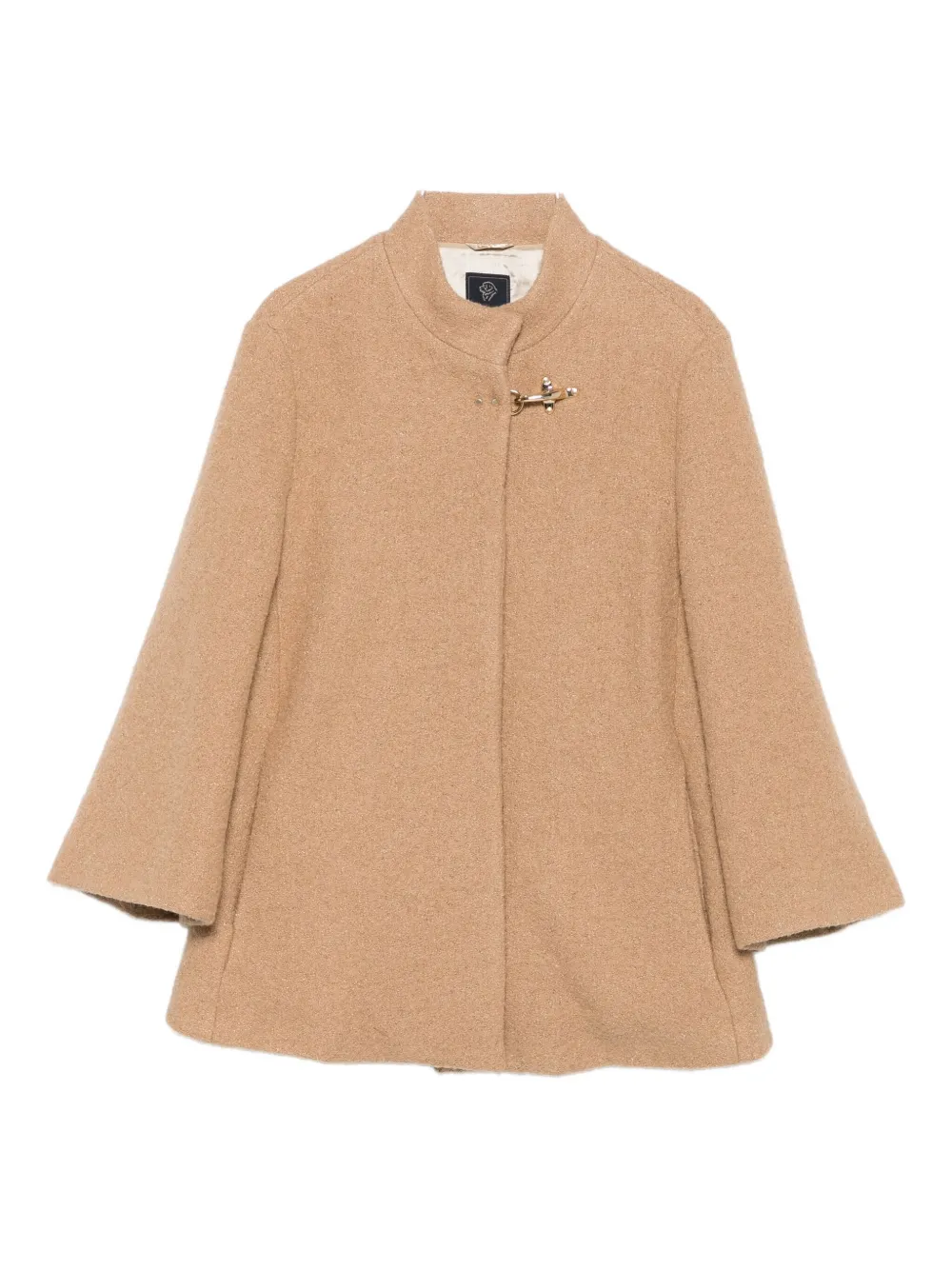 Fay Toggle-fastening Coat In Brown
