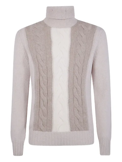 Gran Sasso pull torsadé à col roulé