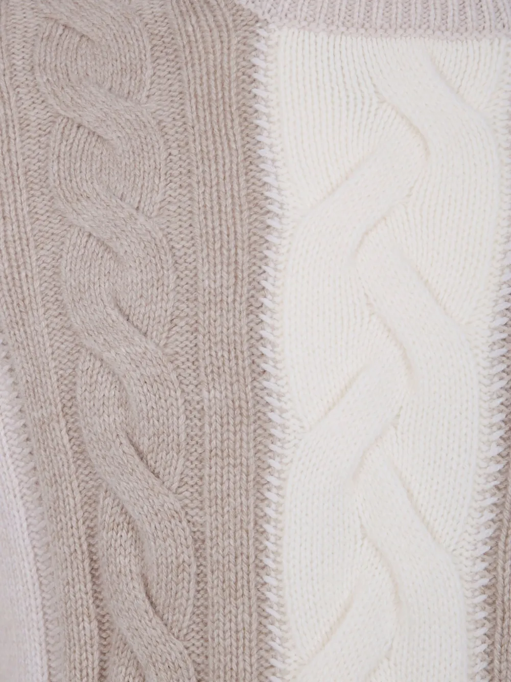 Gran Sasso Kabelgebreide coltrui Beige
