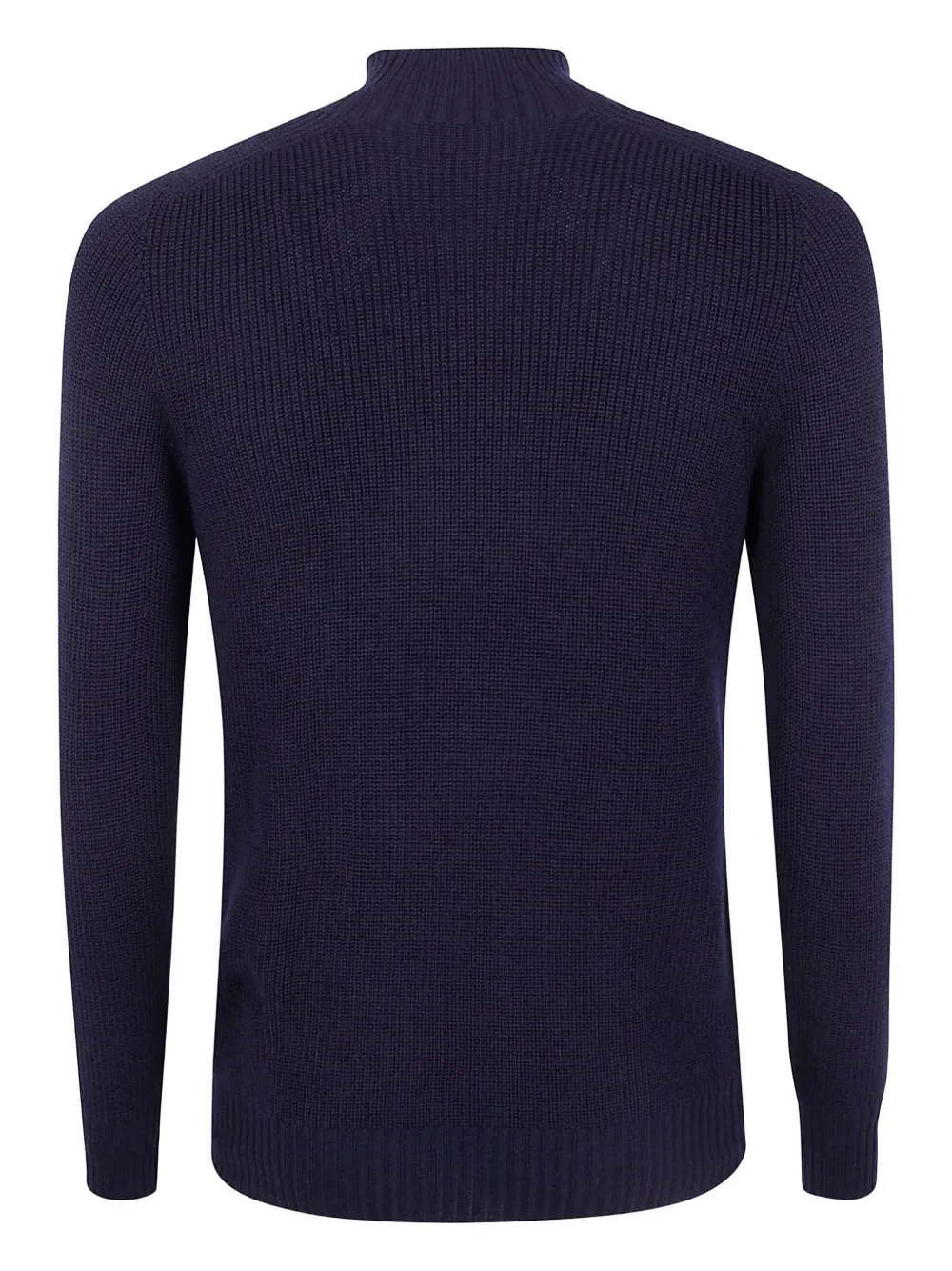 Gran Sasso ribbed high-neck sweater - Blauw