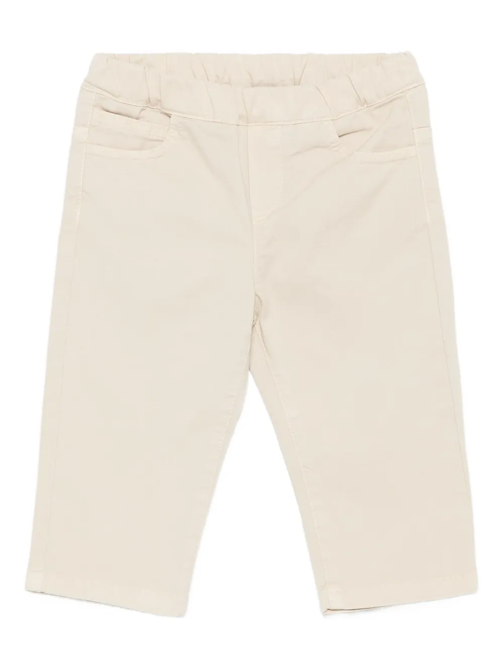 Fay Kids elasticated-waistband pocket trousers | Neutrals | Image 1