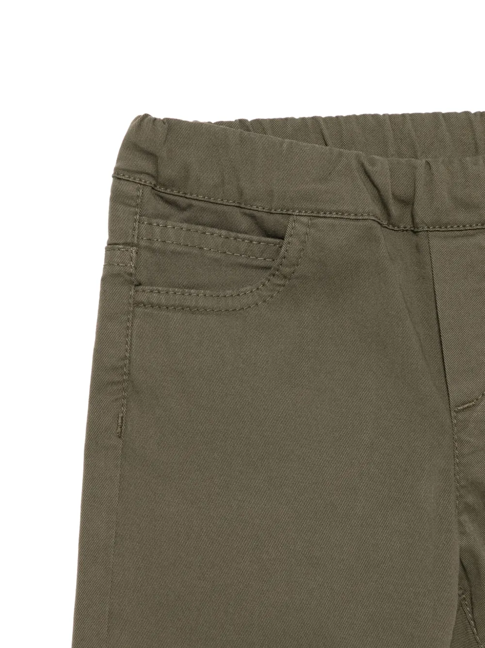 Fay Elasticated-waistband Trousers In Green