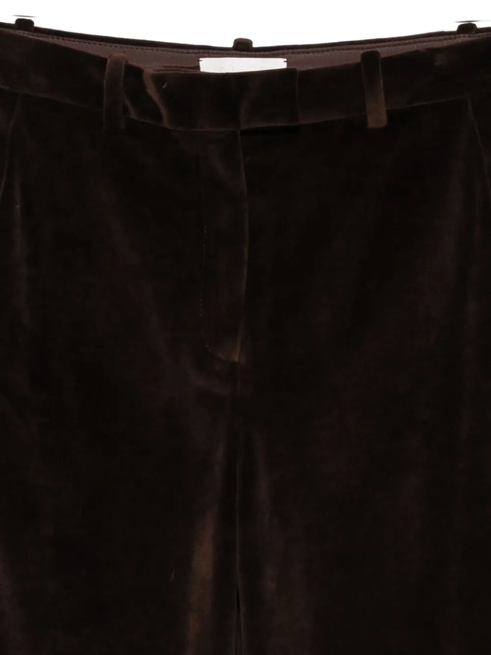 Circolo 1901 Velvet Trousers In Brown