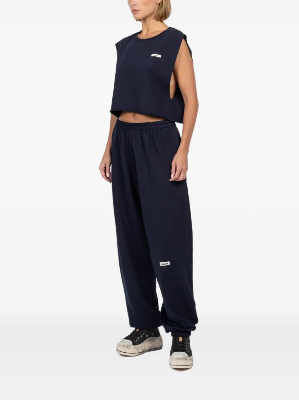 Freedér Soft Raw-edge Tank Top In Blue